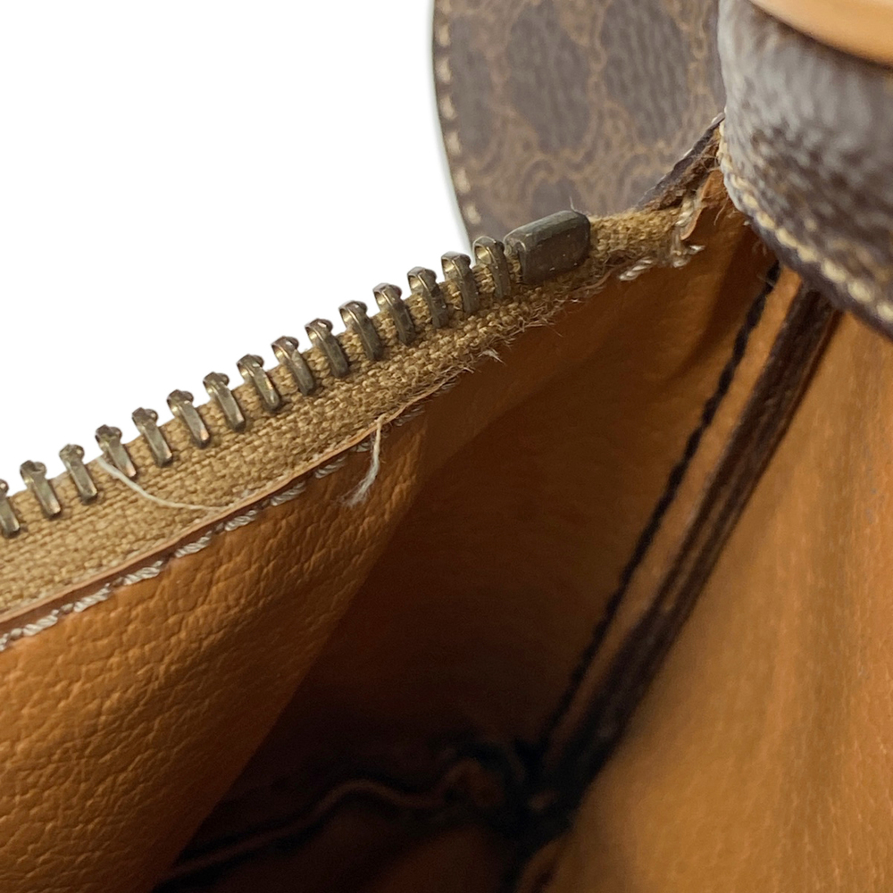 Celine Macadam Pattern Waist Bag Canvas Brown - image 8